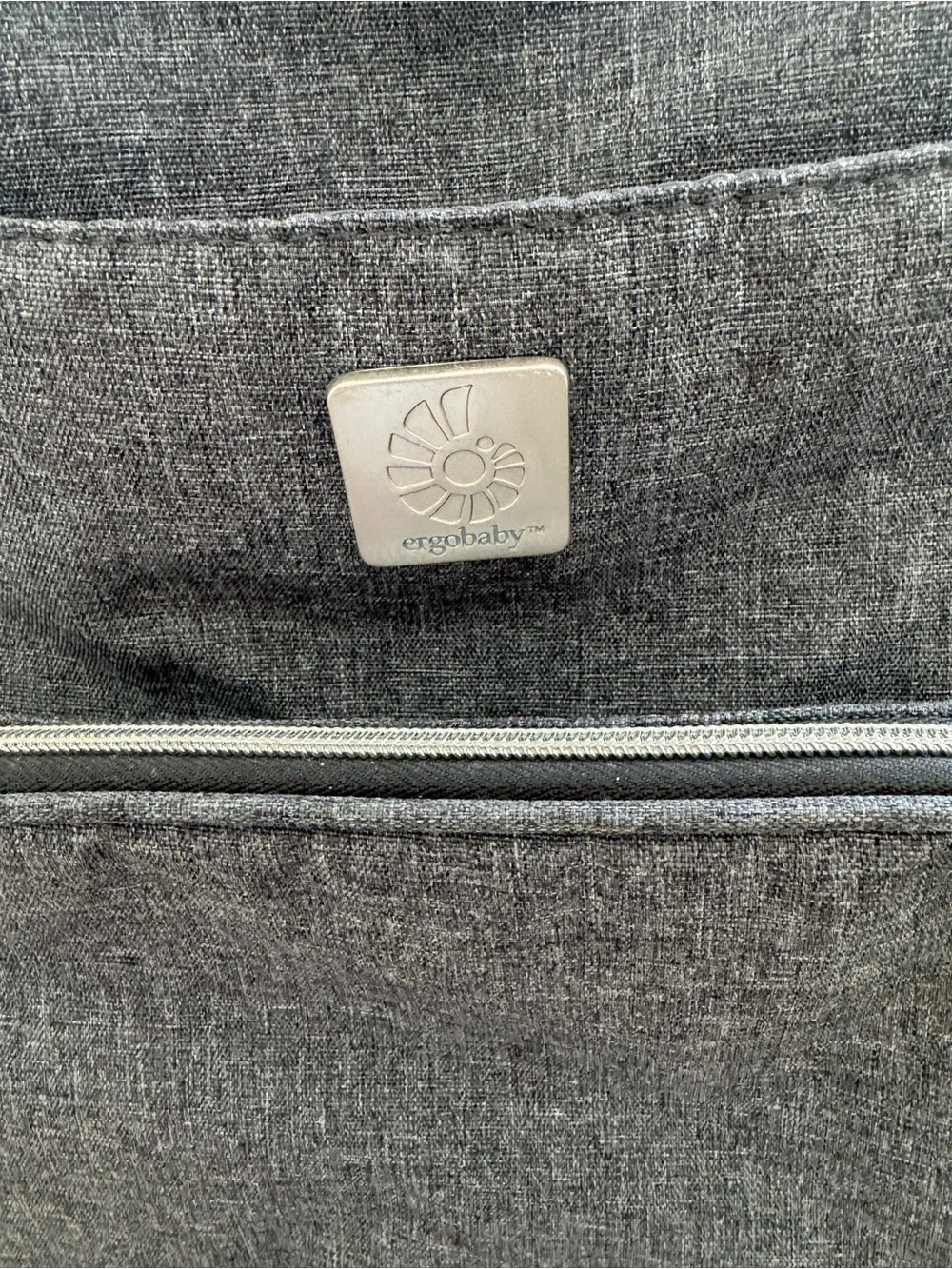 Gray ErgoBaby Diaper Bag